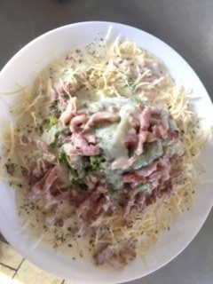 brocolis carbonara