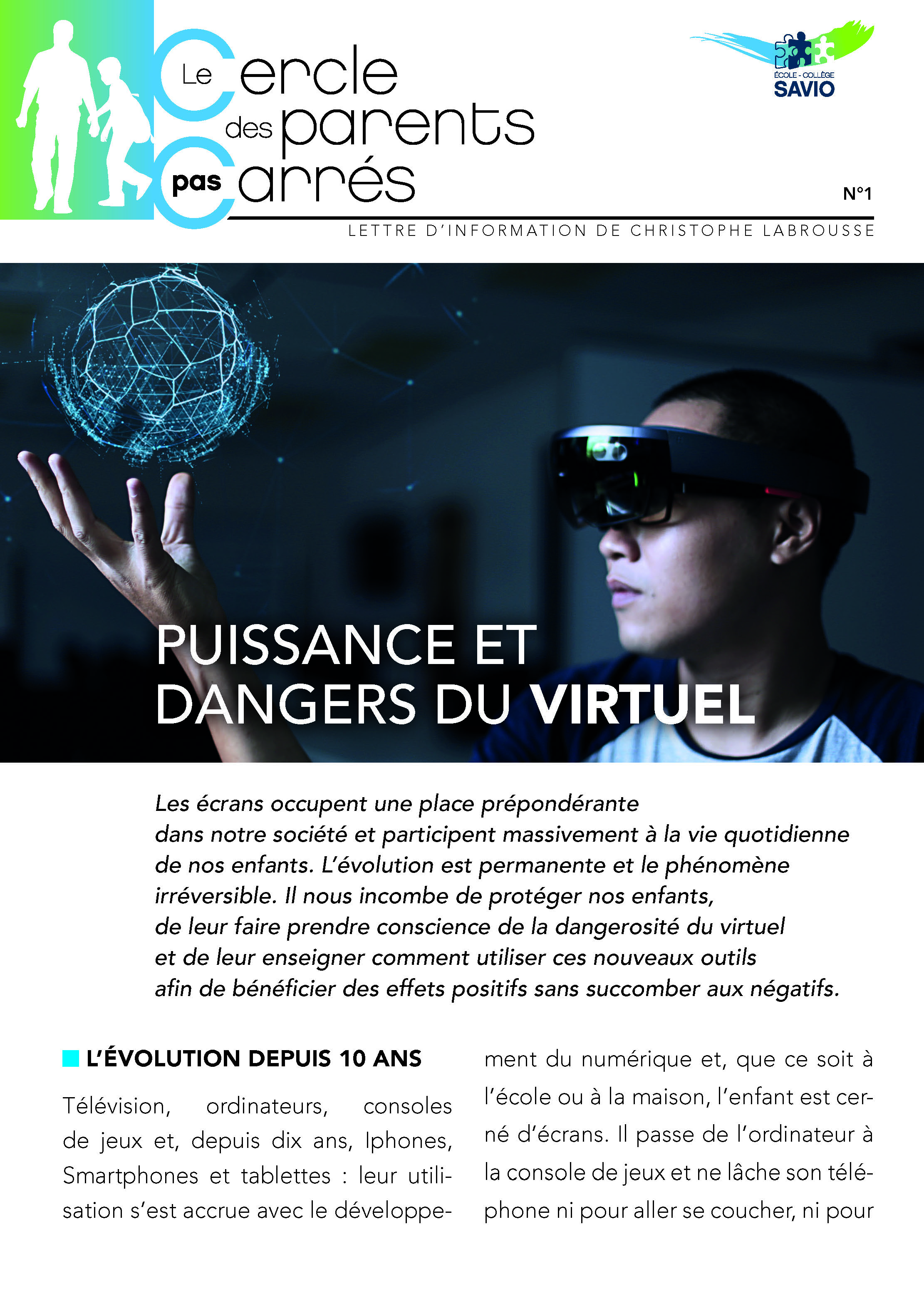 COUV SAVIO FICHE n°1 - PUISSANCE ET DANGERS DU VIRTUEL