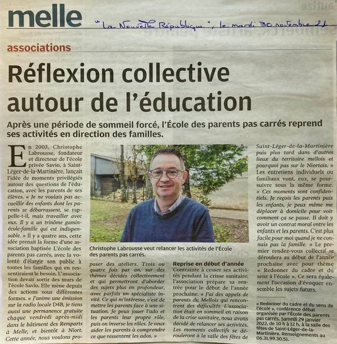 article de presse