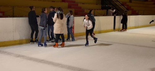 Soirée patinoire avec les internes