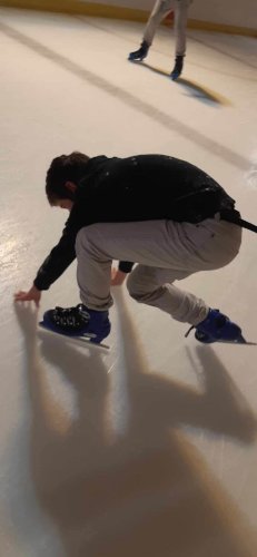 Soirée patinoire avec les internes