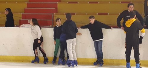 Soirée patinoire avec les internes